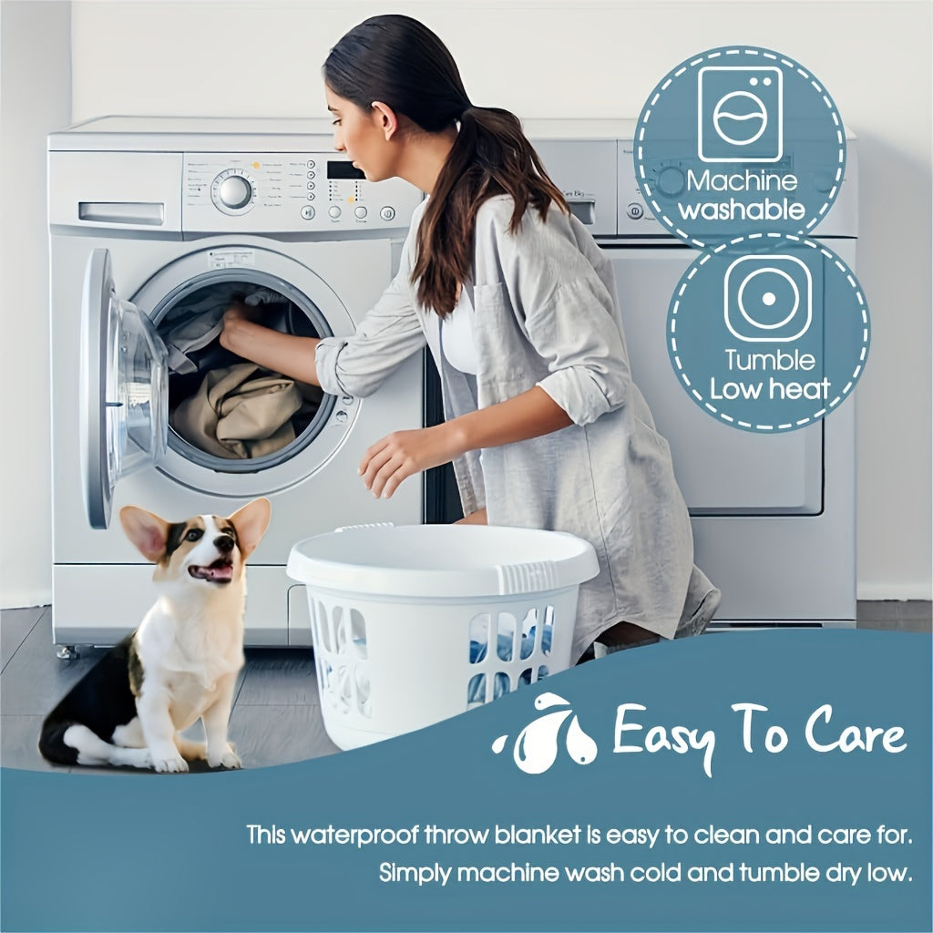 Coral Fleece Pet Blanket for Dogs and Cats Warm Snuggle Bed Cover