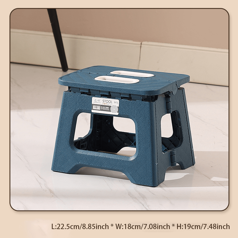 Kattalar uchun portativ egiluvchan stul, tashqi faoliyatlar va baliq ovlash uchun mustahkam plastik o'rindiq