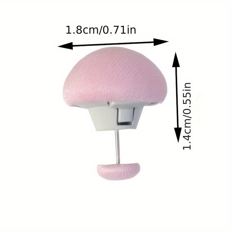 Pink Mushroom Bed Sheet Fasteners Non-Slip Removable PP Material Safety