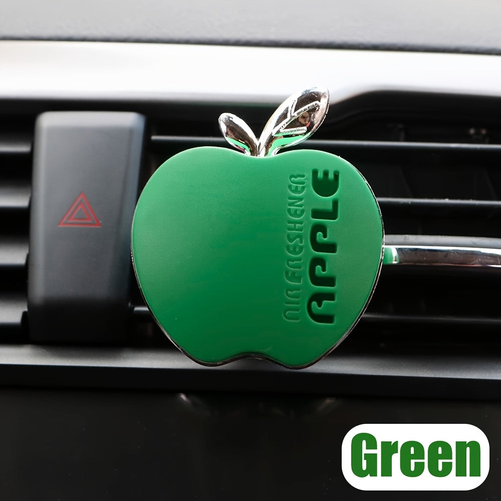 Avtomobil uchun aksessuarlar Olma shaklidagi avtomobil havo tozalagichi Ko'p rangli, uzoq davom etadigan hid