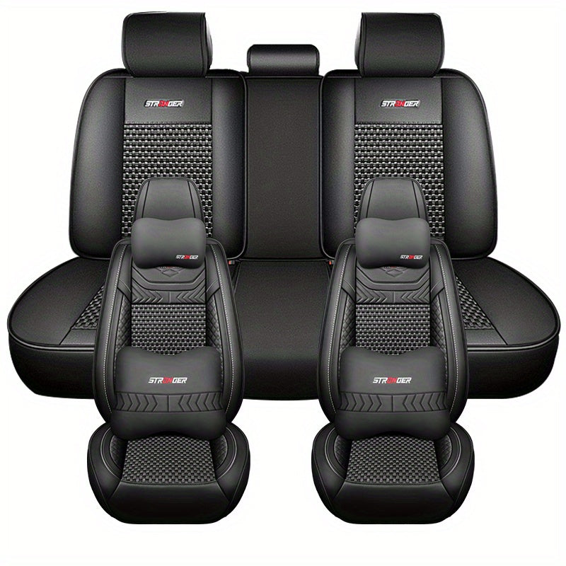 Universal Breathable Ice Slippy Fiber Car Seat Cover for All-Season Comfort