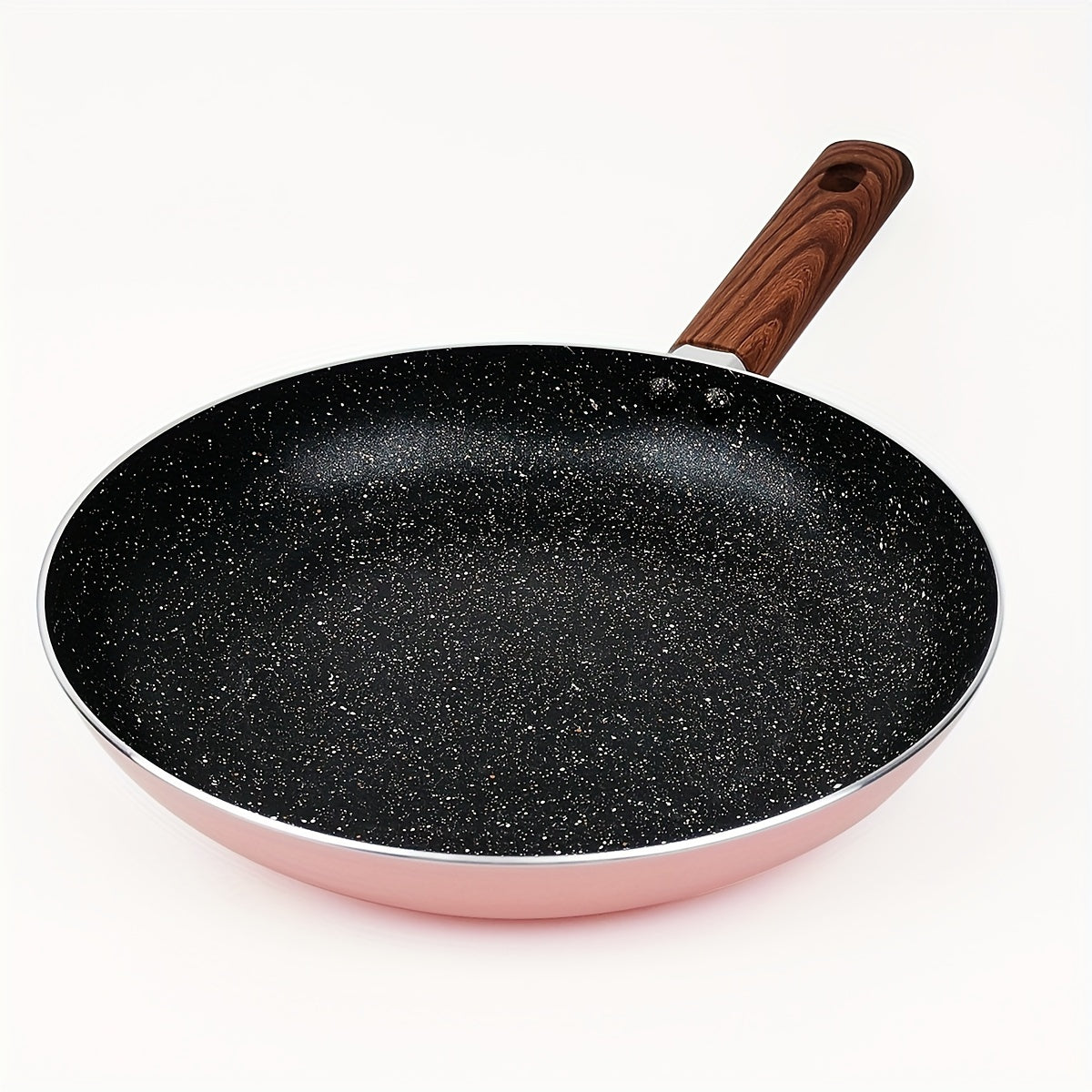 Pink and Blue Non-Stick Frying Pan for Eggs, Gas Stove Compatible