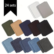 Denim Repair Patches Rectangle Iron-On for Jeans Clothing Jackets Backpacks Hats