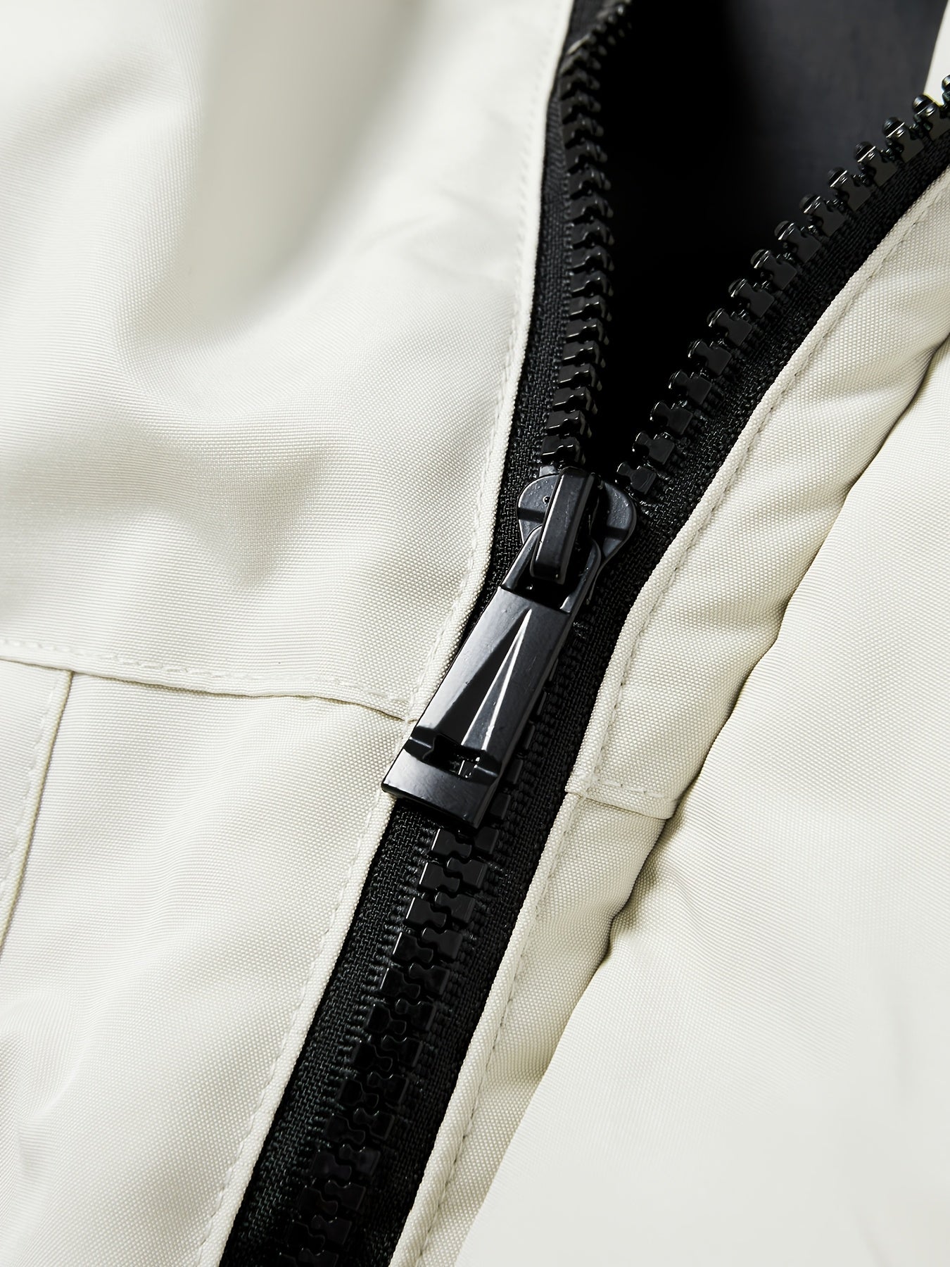 Chaqueta de vuelo de invierno para hombre talla plus, en rojo, con capucha desmontable, ribete de piel sintética, bolsillos, para exteriores y uso casual