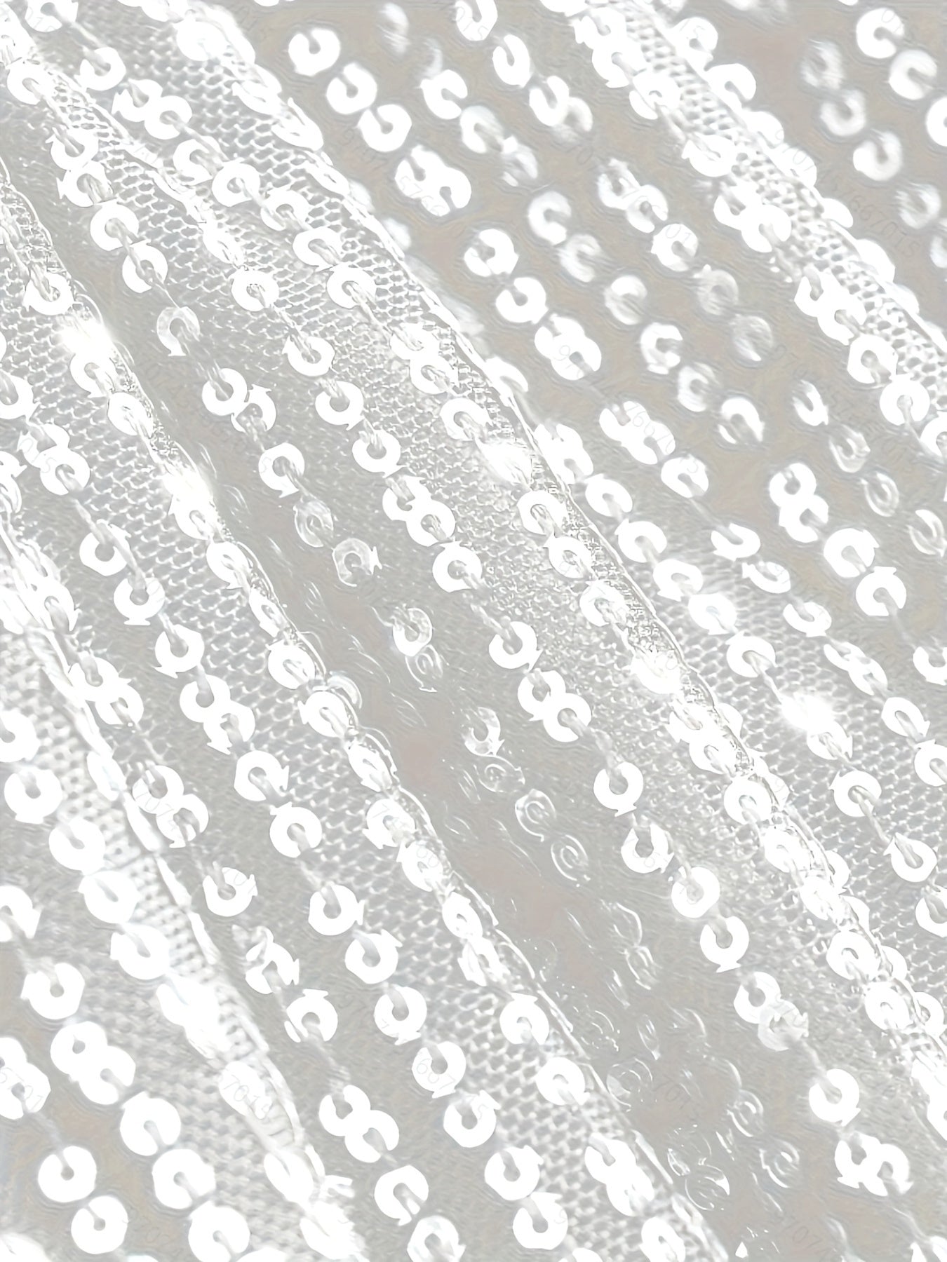 Plus Size Sequin Wide Leg Pants High Waist Casual Spring Fall Women