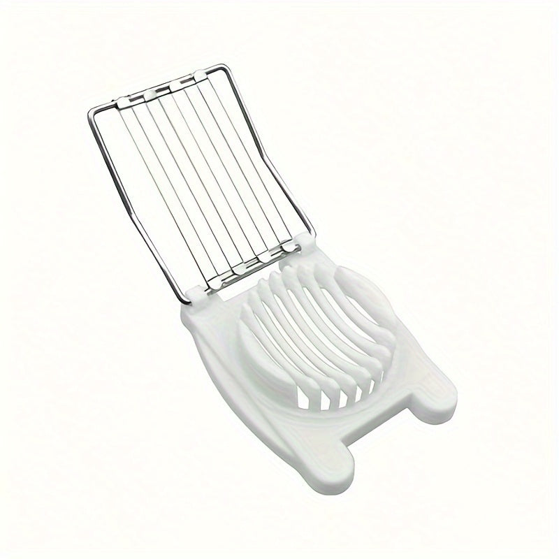 Egg Slicer and Wedger Set Stainless Steel Wires Plastic Base Kitchen Gadget