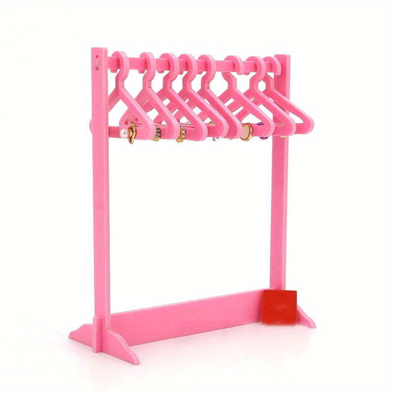 Handcrafted Polymer Clay Earring Holder Stand with Acrylic Tabletop Hanger for Jewelry Display