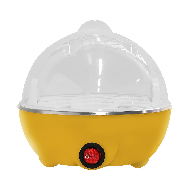 Компактный электрический яичный пароварка с автоматическим отключением, подходит для европейских розеток, изготовлена из материала PP, не требует батареек, кухонный гаджет для яиц