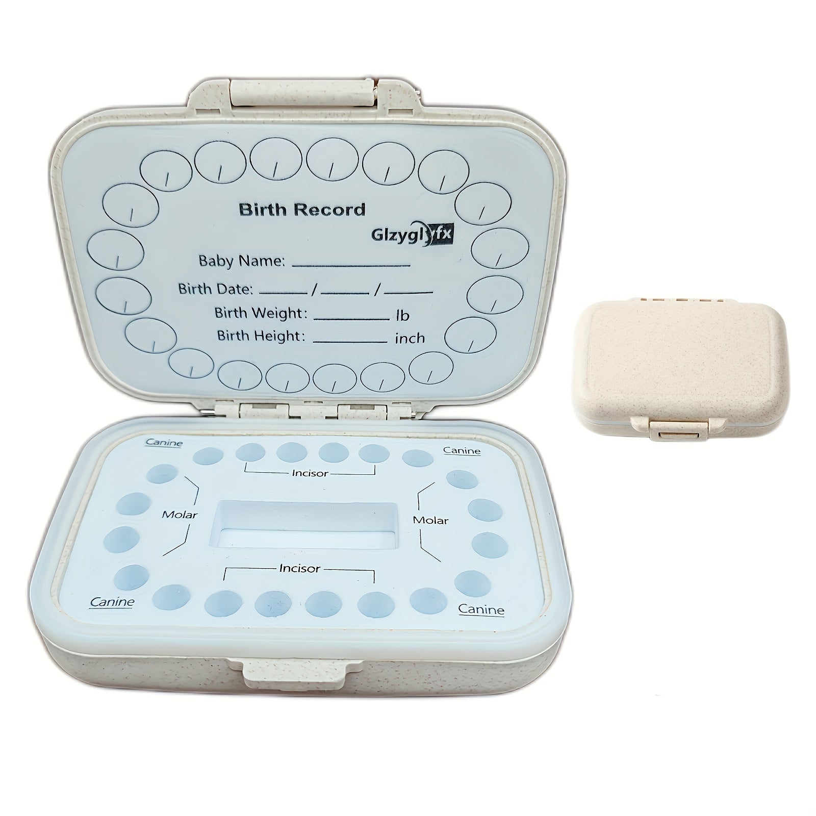 Teeth Keepsake Box for Kids and Adults Storage Organizer Gift for Christmas Halloween Thanksgiving