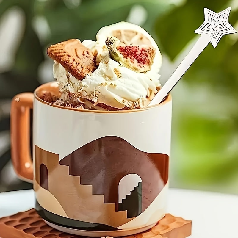 16 cucharas de café mini de acero inoxidable Serie Navidad, aptas para lavavajillas, para cocina y restaurante