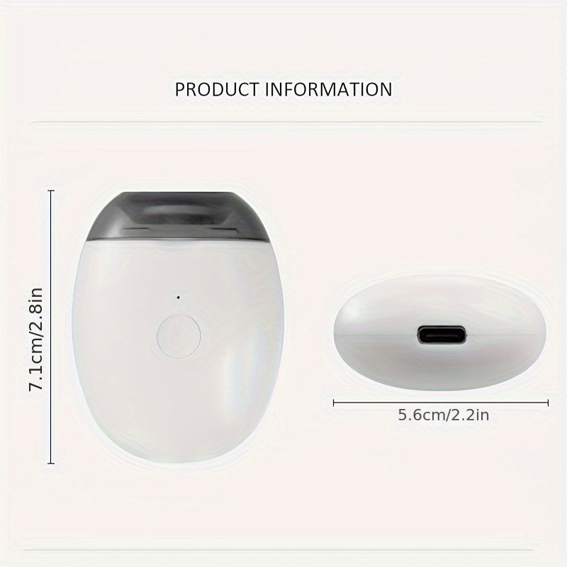 Portativ elektr tirnoq kesgichi avtomatik kesish bilan, 3 tezlik sozlamalari, LED chiroq, USB orqali zaryadlanadigan, past shovqin, keksa va yoshlar uchun ideal, uyda foydalanish uchun ixcham dizayn.