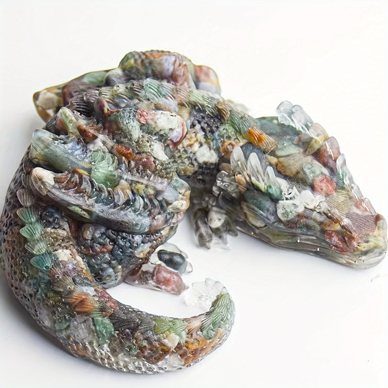 Кристальный дракон в виде гравия для домашнего декора и подарков