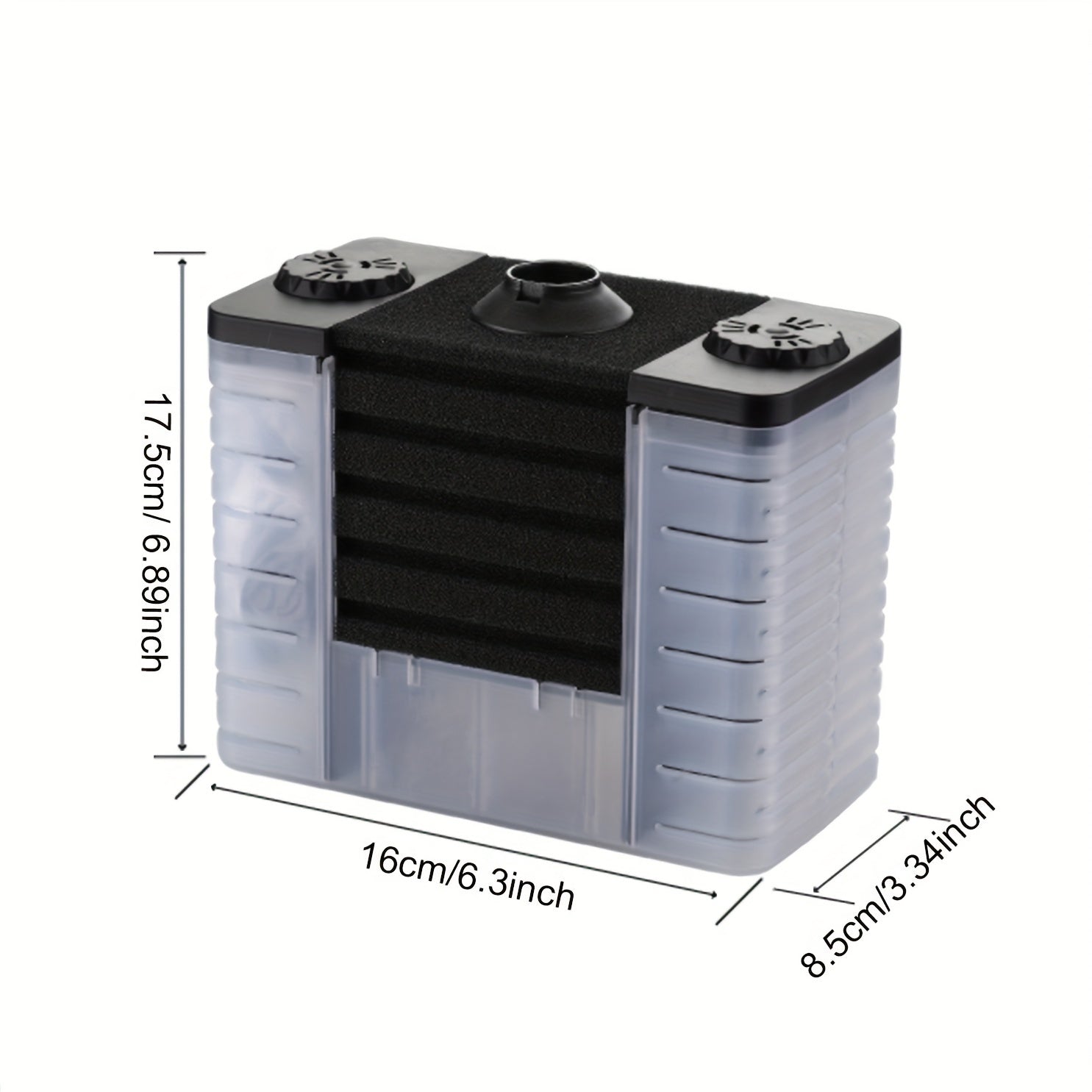 Silent Multifunctional Aquarium Water Pump with Built-in Filter for Fish Tanks