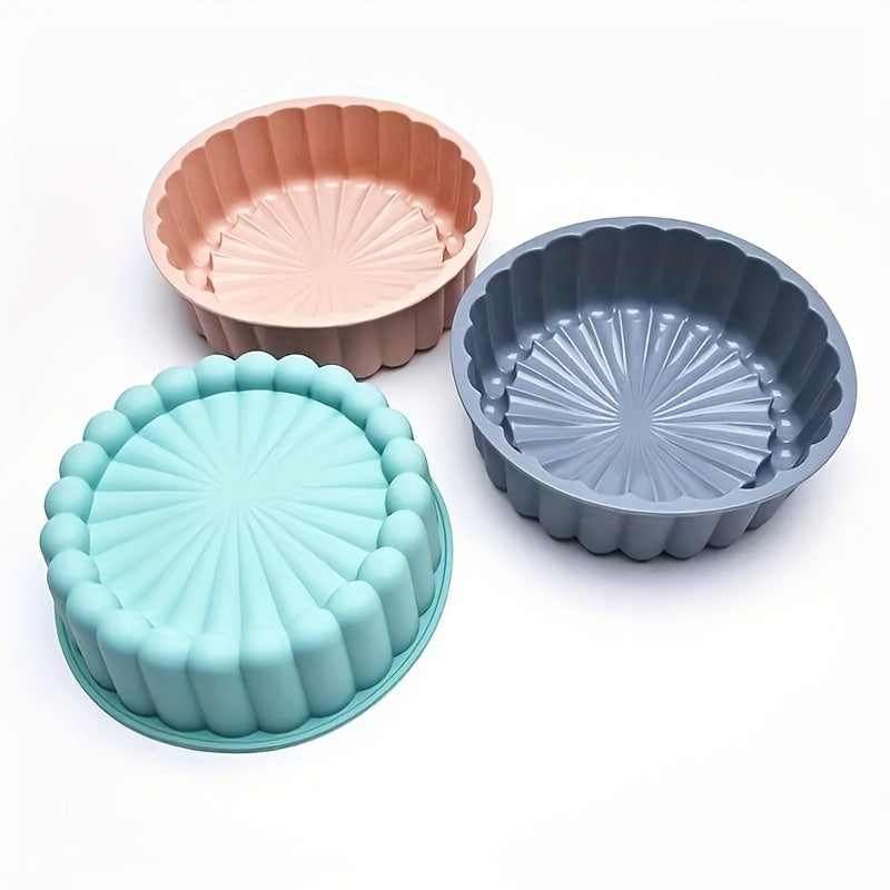 Silicone Cake Pan 15cm for Baking Round Oven Safe Kitchen Tool