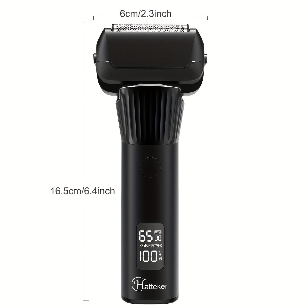 Afeitadora eléctrica recargable por USB, más de 60 minutos de autonomía