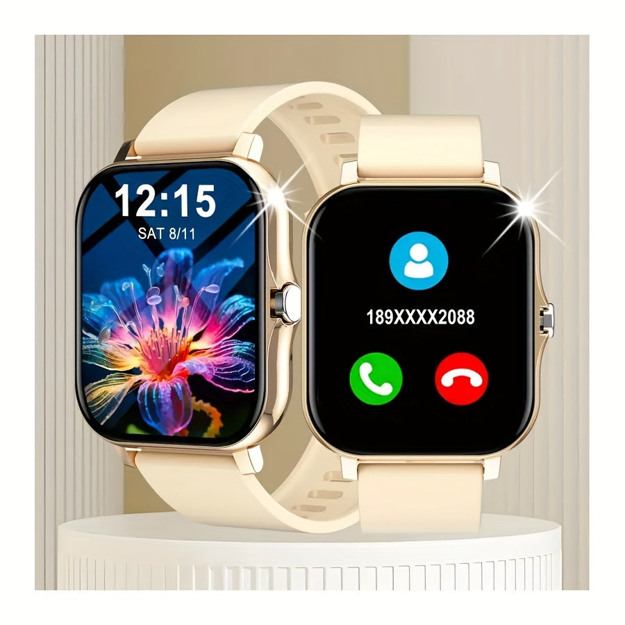 Спортивные умные часы 2024 года для мужчин и женщин, 1,83-дюймовый сенсорный экран, функции звонков и сообщений