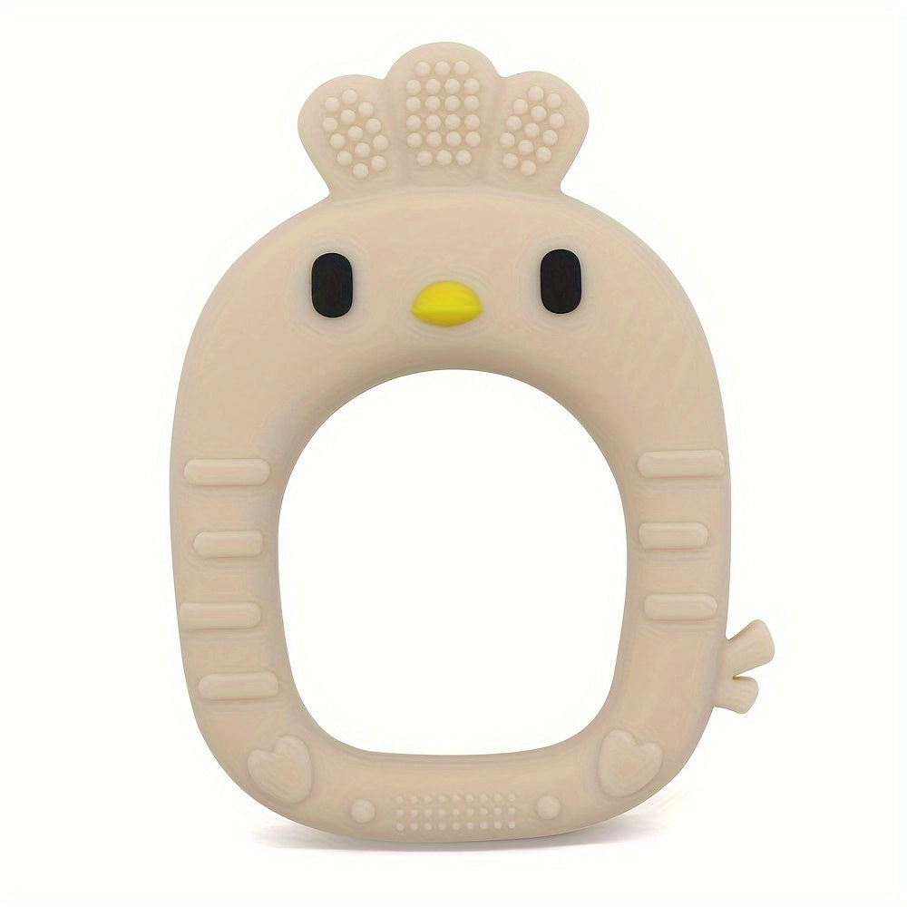 Young Children Teething Toy with Easter Theme Food-Grade Silicone Chew Stick