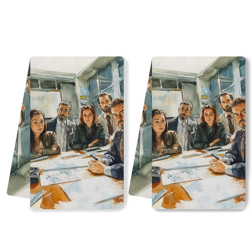 Ultra yumshoq oshxona sochiqlari 40x60cm so‘riladigan suvga chidamli ofis bezaklari