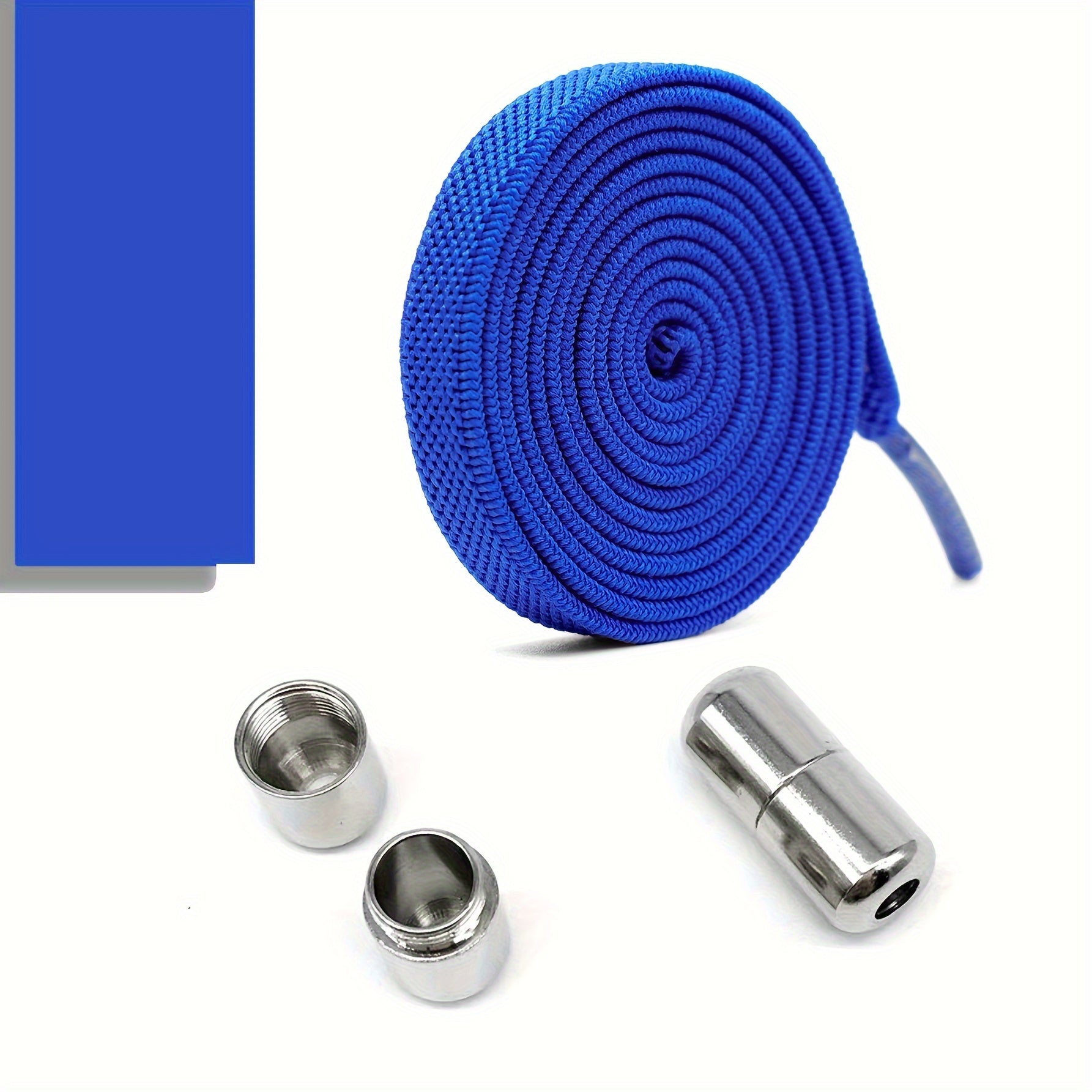 Elastic No-Tie Shoe Laces for Adults with Golden Capsule Buttons