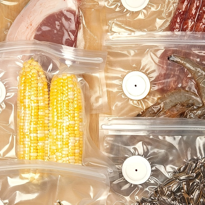 Vacuum Sealed Food Storage Bags with Zip Seal and Airtight Closure