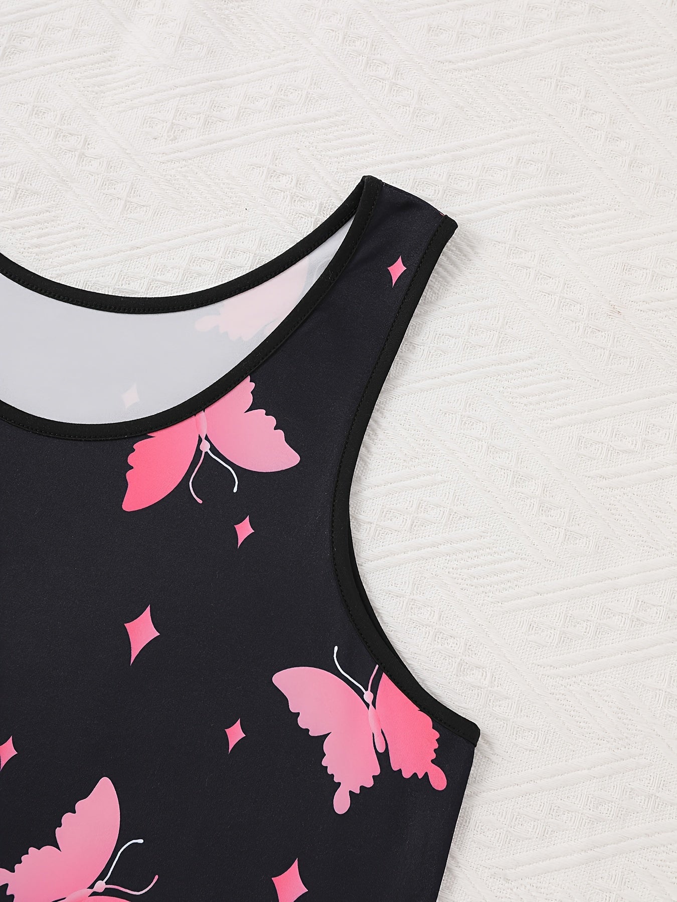 Женское ночное платье большого размера с принтом звездчатой бабочки, топ-стиль