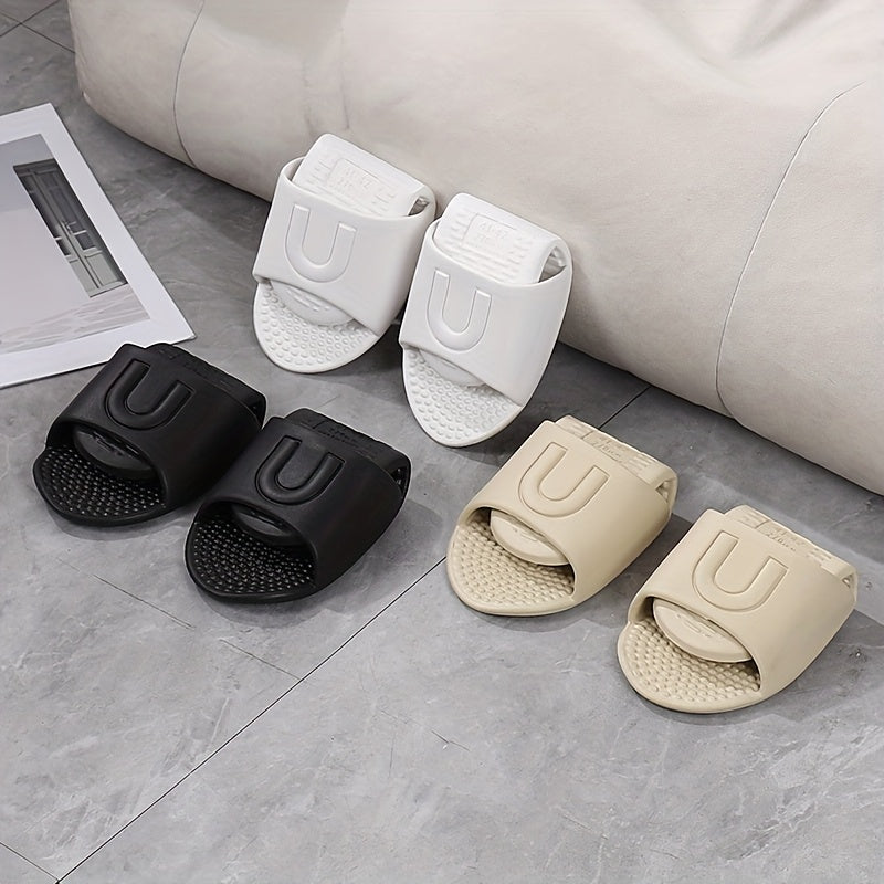 Uniseks EVA yig‘iladigan, sirpanmaydigan hammam shippaklari sayohat uchun ichki tekis poyabzal