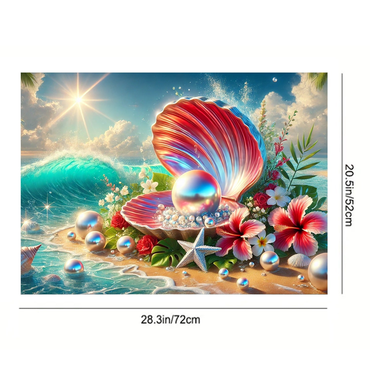 Stove Protectors Shellfish Design Heat-Resistant Scratch-Proof Easy Clean