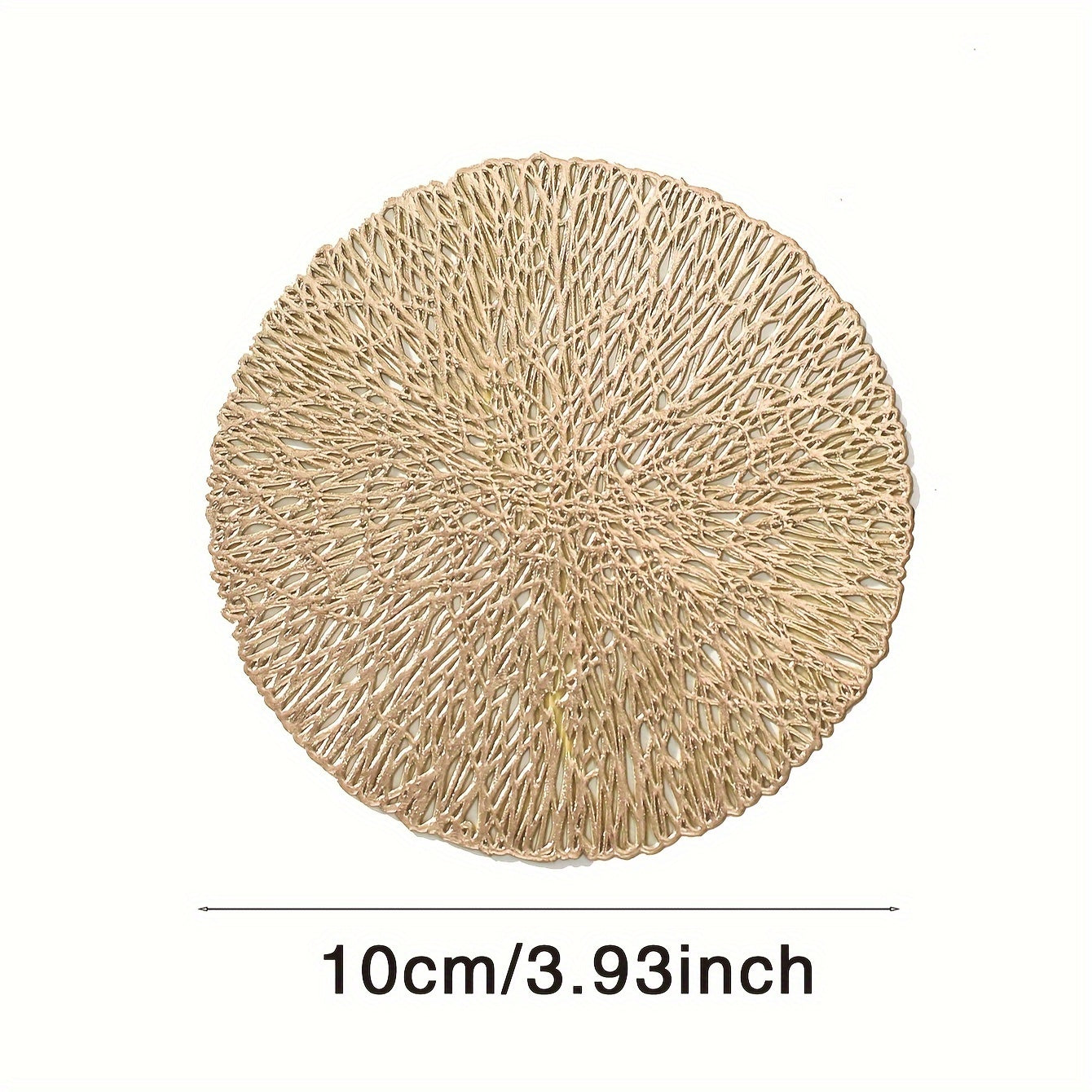 Juego de 6 posavasos de seda para decoración de mesa y soportes para tazas