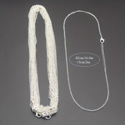 Set of 20 Shiny Cross Necklaces for Pendant Chains and Handmade Accessories