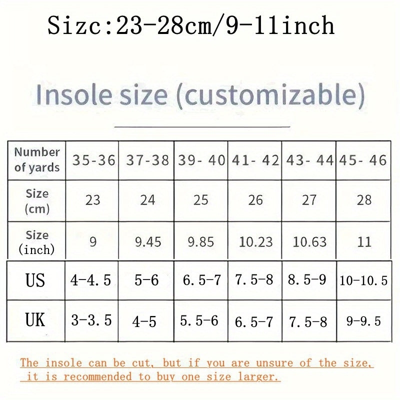 Unisex 5D Cloud Design Running Insoles Breathable Shock-Absorbing Cushions