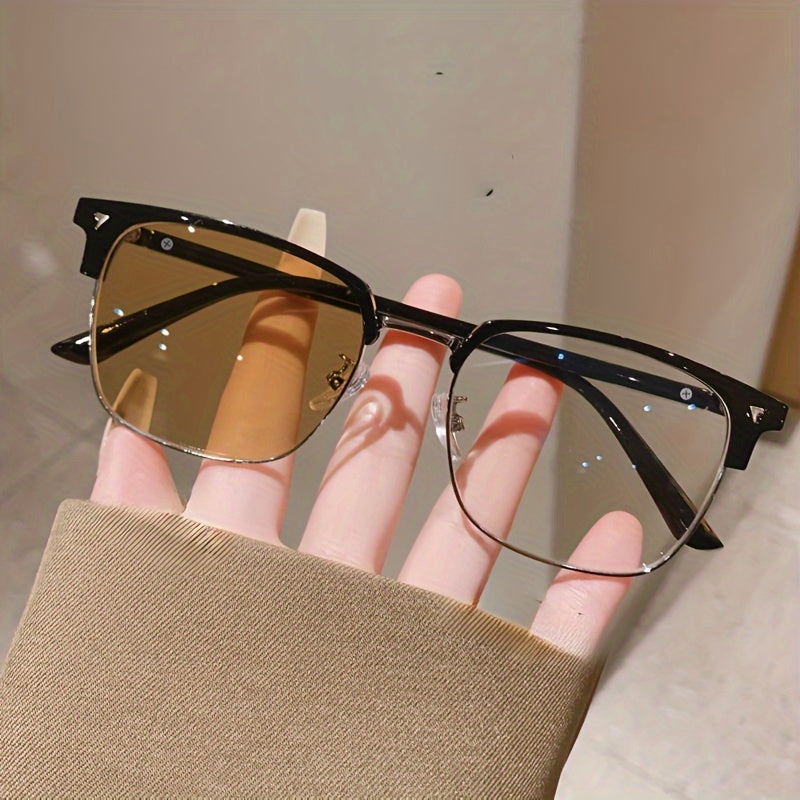 Unisex Vintage Photochromic Ko'zoynaklar Ochiq havoda sayohat sport quyoshdan himoyalovchi ko'zoynaklar