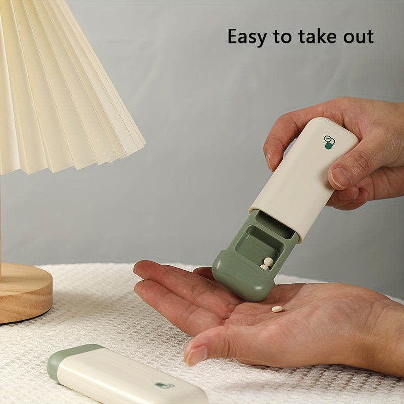 Sayohat uchun 3 bo'limli portativ dori tashkilotchisi - Biznes sayohati uchun qulay saqlash konteyneri.