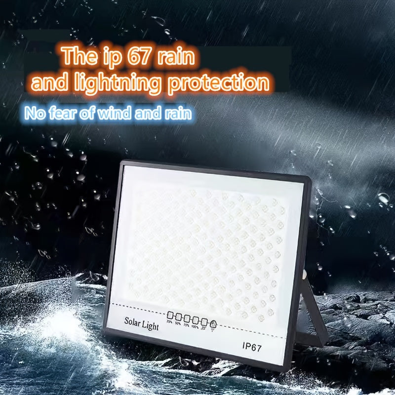 High Power Solar Street Light with Light Control Remote Timing Large Battery Spotlight