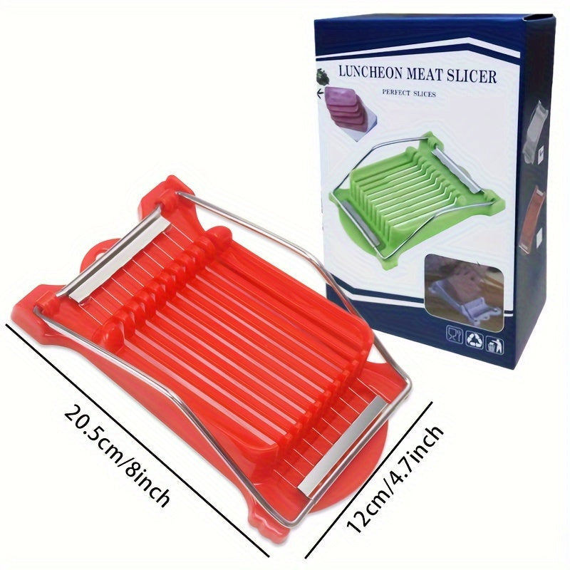 Stainless Steel Manual Meat Slicer for Ham and Lunch Meats Kitchen Tool