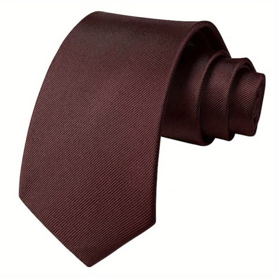 Мужской однотонный галстук для деловых свадеб и официальных мероприятий