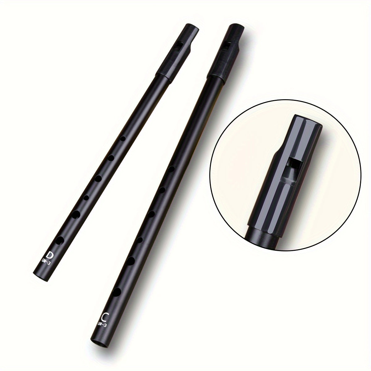 Взрослые учатся играть мелодию C или D на профессиональной прямой флейте с шестью отверстиями, сделанной из золотого алюминиевого сплава.