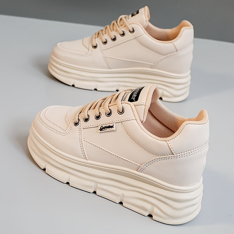 ayollar uchun nafas oladigan pastki sport poyabzali bej tarmoq kundalik poyabzal