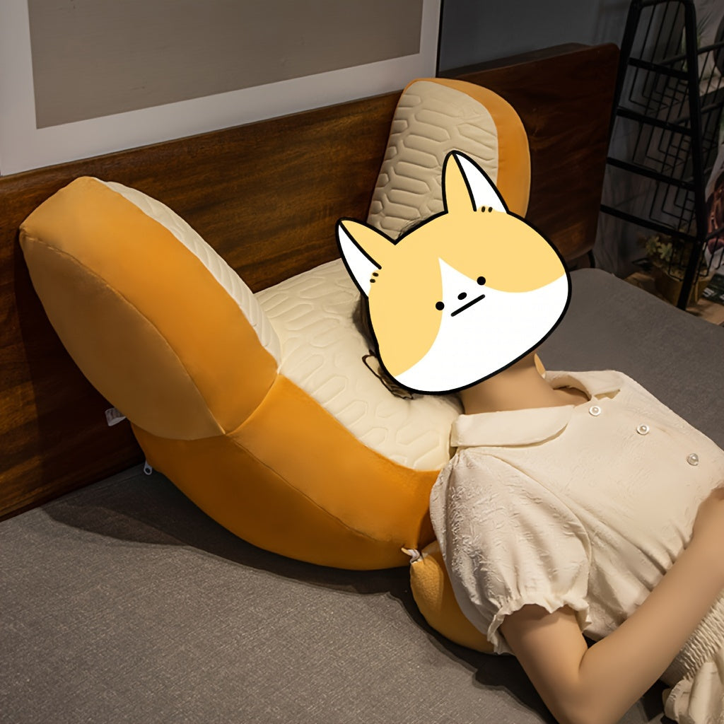 Soft Headboard Cushion with Lumbar Support Large Backrest Pillow for Bed Sofa Reading