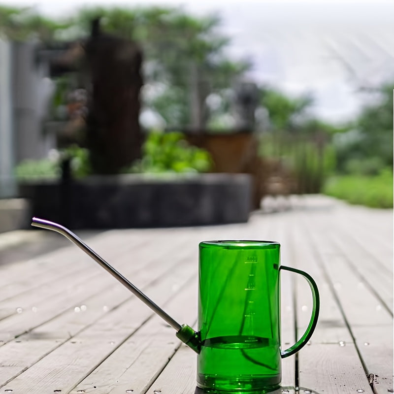 Plastic Watering Can 1L with Long Nozzle for Indoor and Outdoor Plants