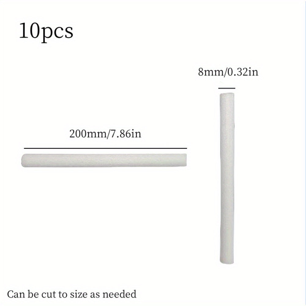 5/10 dona Polyester namlantiruvchi filtrlari uchun almashtirishlar, diffuzorlar va USB namlantiruvchilar uchun