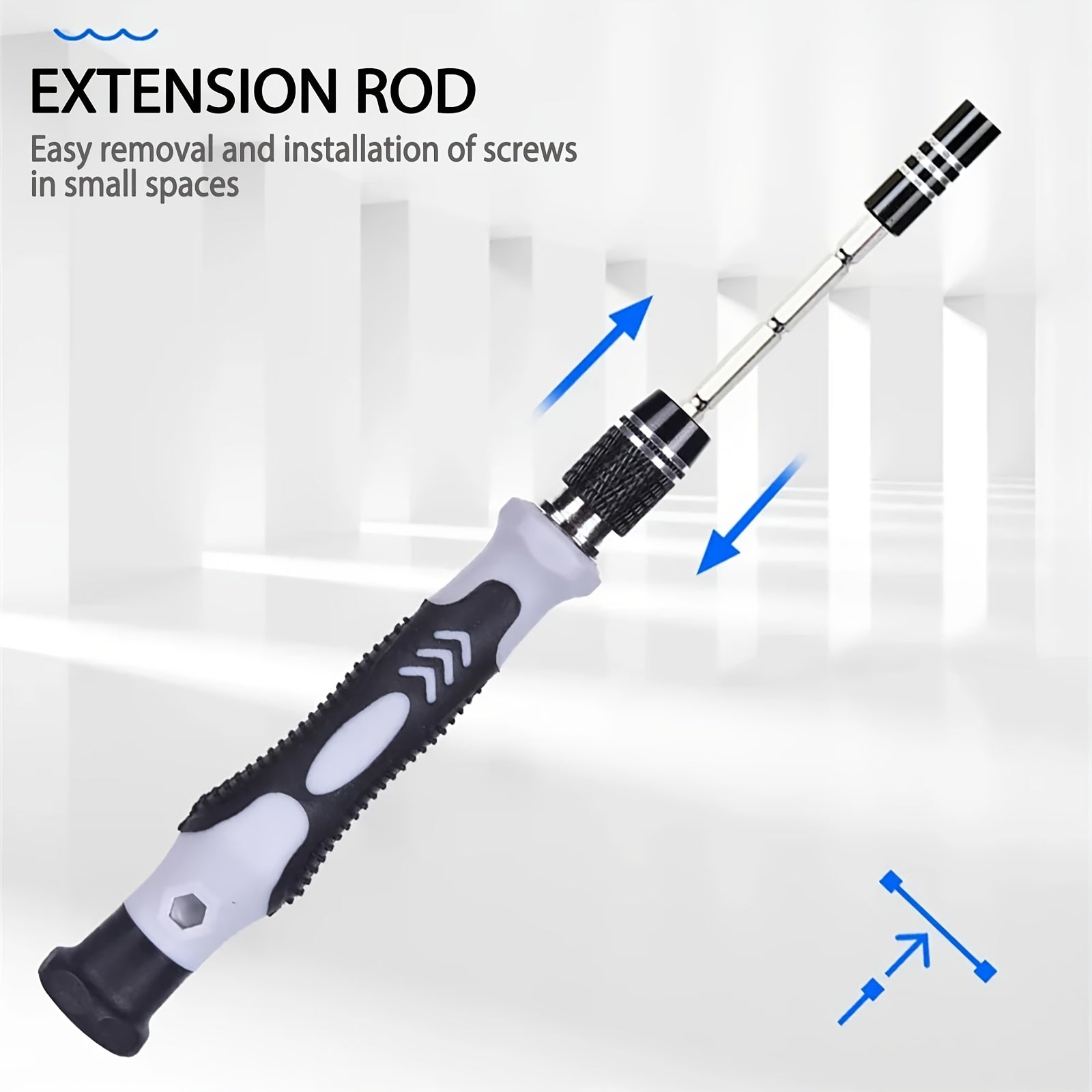 115-in-1 Precision Screwdriver Set with Magnetic Tips for Electronics and Repairs