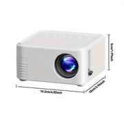 Mini Portable LCD Projector for Home Theater 203cm Display 3D Ready