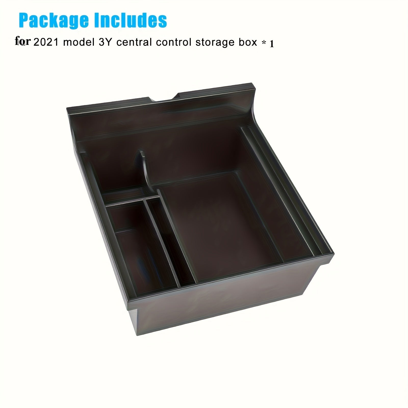 Car Interior Storage Box Insert Tray for Tesla Model 3 and Model Y 2021-2023