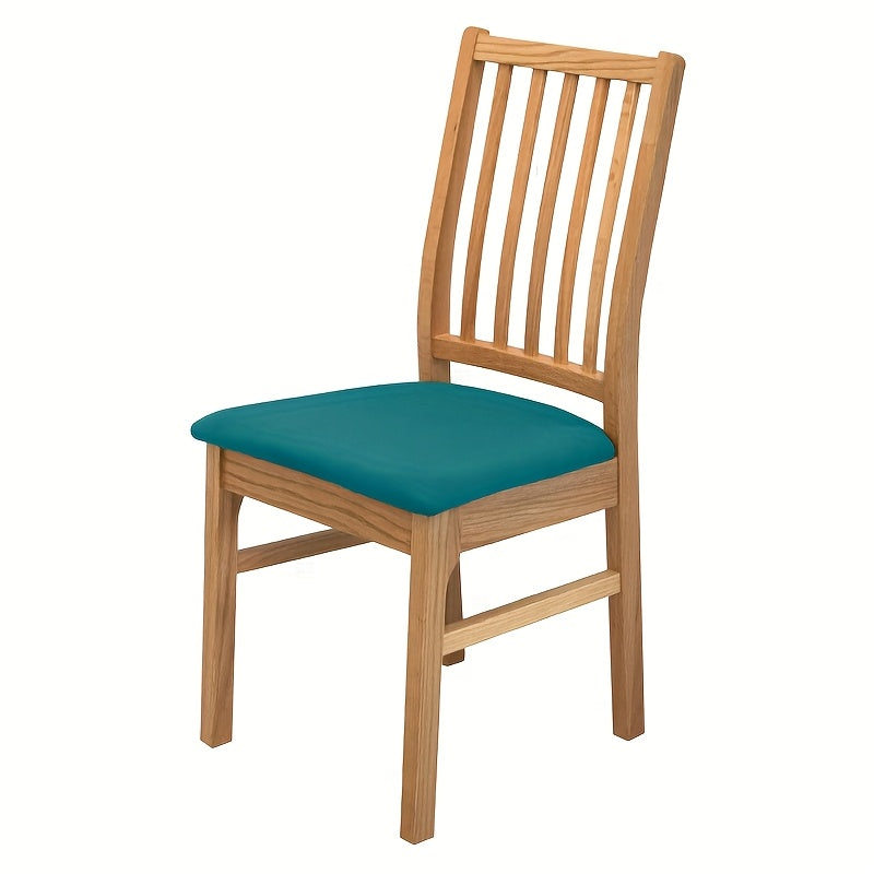 4/6 Piece Elastic Chair Cushion Covers Solid Colors for Living Room Kitchen Dining