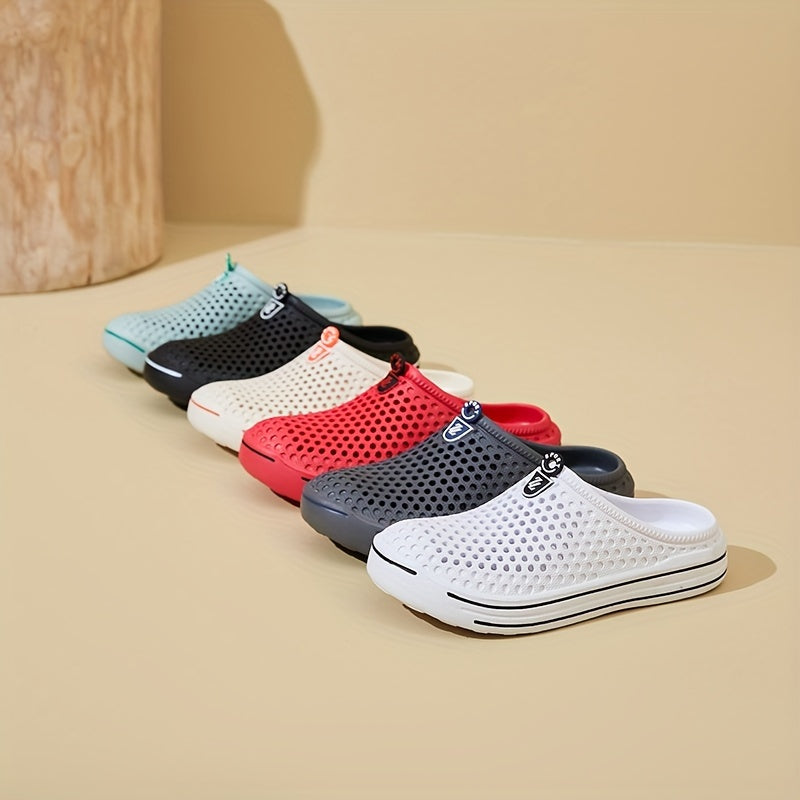 Unisex Breathable Mesh Beach Sandals Slip-On Casual EVA Garden Shoes