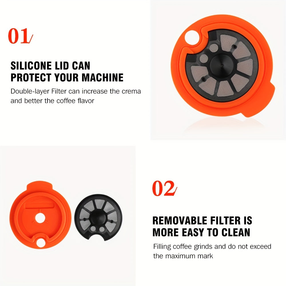 Silicone Qahva Kapsulasi Bir martalik, Espresso mashinalariga mos keladi