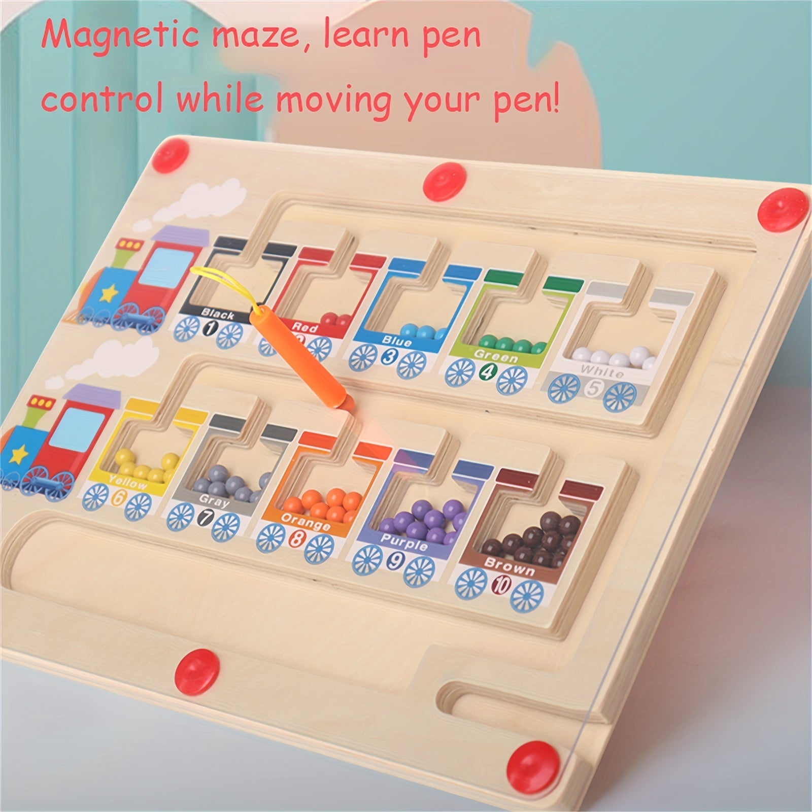 Деревянные поезда, мороженое, магнитные головоломки: яркая и образовательная игрушка для детей, способствующая развитию мелкой моторики и обучению. Идеально подходит для Дня благодарения, Рождества или Пасхи!