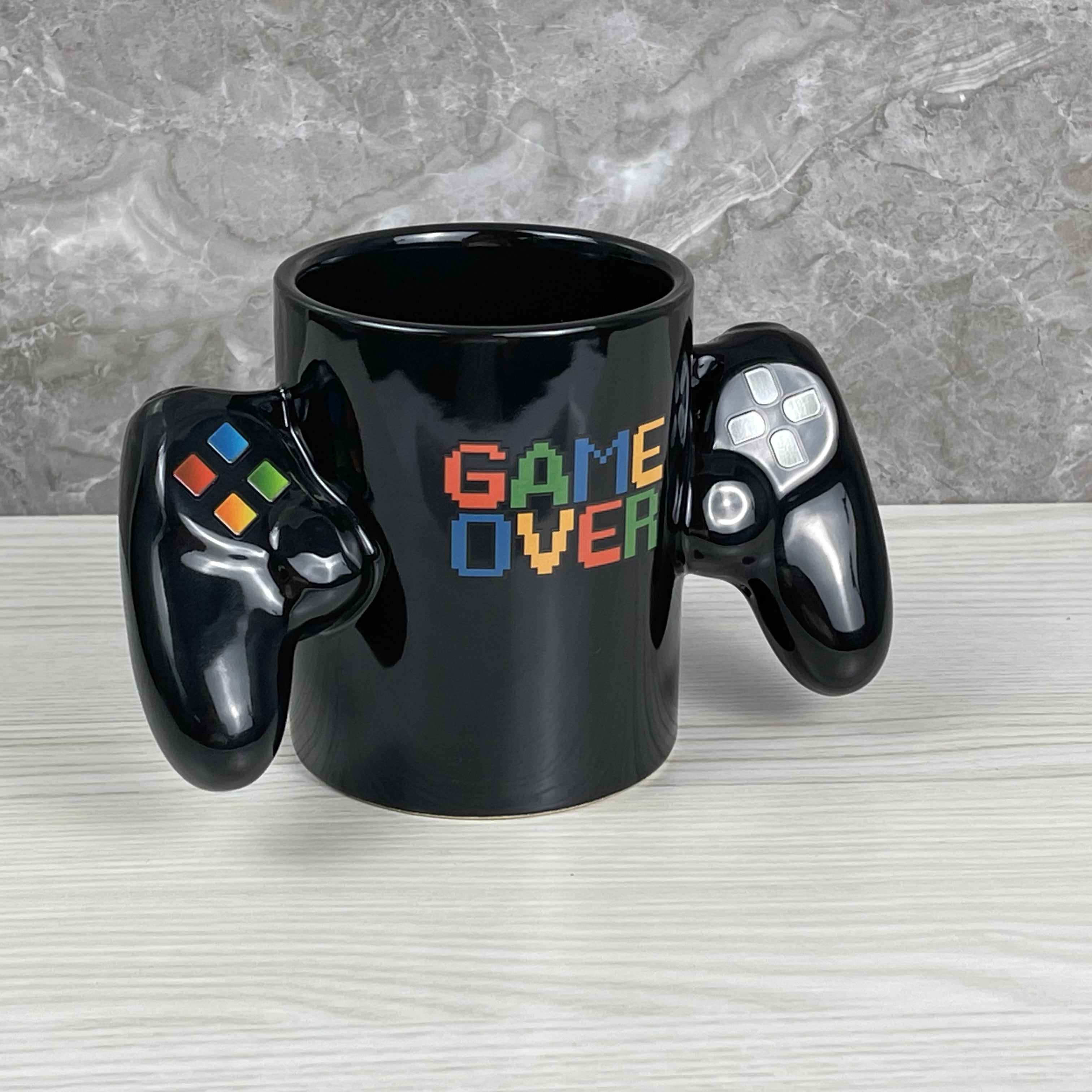 Colorful Gaming Controller Coffee Mug for Gamers and Collectors