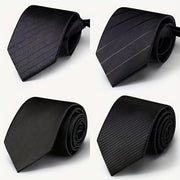 Men's Wedding Tie Striped Design Gift for Groom Business Professional