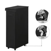 Cesta de lavandería de tela con ruedas 65L, cesta plegable portátil para baño, dormitorio, hogar